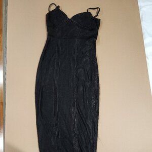 PrettyLittleThing Black Dress Size 6